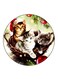 Cats Printed Fridge Magnet Multicolour
