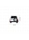 White Land Cruiser Rear View &ndash; Car Bade for SUV Fans &amp; Collectors for Bags, and Mobile, I pad, Backpacks, and Collectors Walls, Doors, Cars &amp; Laptops