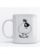 Luffy One Piece Printed Mug White/Black 9.2x7.7cm