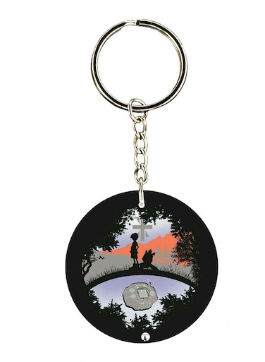 The Anime Digimon Double Side Printed Keychain