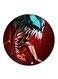 Venom Printed Fridge Magnet Round Multicolour