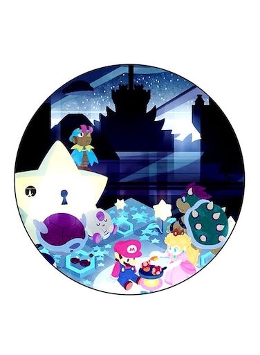 The Video Game Super Mario Printed Fridge Magnet Multicolour