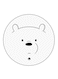 We Bare Bears Printed Fridge Magnet Multicolour