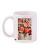 Floral Printed Coffee Mug White/Green/Pink