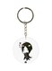 Butler Printed Keychain White/Black
