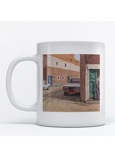 Old City Coffee and Tea Mug White