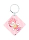 Sonic Printed Keychain Pink/Yellow/White