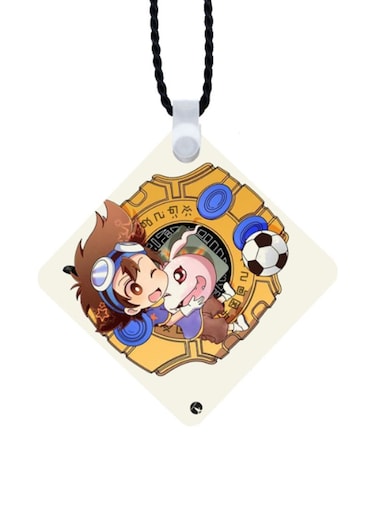 Digimon Printed Car Mirror Pendant
