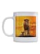 Lion King Printed Mug White/Orange/Beige