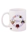 Anime Digimon Mug White/Purple/Red 12ounce
