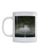 Road Printed Ceramic Mug White/Green/Grey