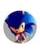 Video Game Sonic Printed Fridge Magnet Blue/Grey/Red