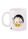 Anime Chibi Maruko Chan Printed Mug White/Beige/Yellow Standard Size