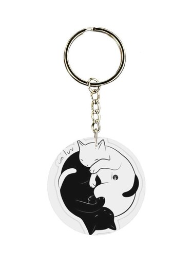 Printed Single Sided Keychain