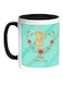 Happy Mothers Day Printed Coffee Mug Black White Green