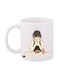 Girl Printed Mug White/Beige/Black Standard Size