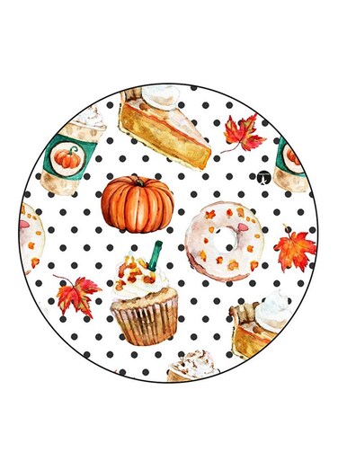 Food Printed Fridge Magnet Multicolour