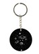 Space Double Side Printed Keychain
