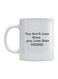 Quote Printed Mug White/Black