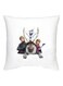 Frozen Character Printed Decorative Cushion White/Grey/Blue 16x16inch