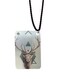 Deer Printed Car Mirror Pendant