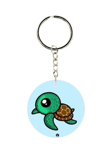 Tortoise Printed Keychain