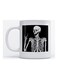 Mug Skeleton Black Background for Coffee and Tea White