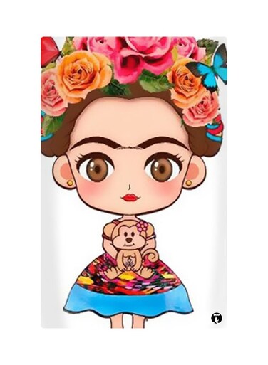 Printed Fridge Magnet Multicolour 8.5x0.4x5.5cm