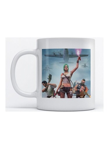 Mug Free Fire for Coffee and Tea White