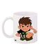 Ben 10 Printed Coffee Mug White/Brown/Green 11ounce