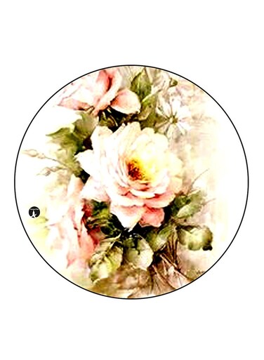Flowers Printed Fridge Magnet Multicolour