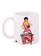 Girl Printed Coffee Mug White/Pink/Green