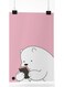 Bear Printed Poster Multicolour 20cm