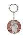 Single Sided Cartoon Themed Keychain