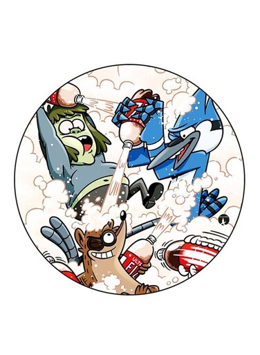 Regular Show Printed Fridge Magnet Multicolour