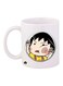 Anime Chibi Maruko Chan Printed Coffee Mug White/Yellow/Black