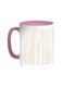 Wallpaper Printed Coffee Mug Pink/White 11ounce