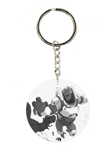 Overwatch Double Side Printed Keychain