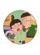 Anime Chibi Maruko Chan Printed Fridge Magnet Multicolour
