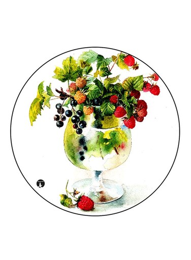 Food Printed Fridge Magnet Multicolour