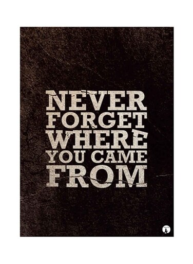 English Phrases Metal Plate Poster Multicolor 15x20centimeter