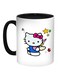 Hello Kitty Printed Coffee Mug White/Black/Pink