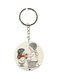 Cartoon Themed Single Sided Keychain
