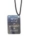 English Phrases Printed Car Mirror Pendant