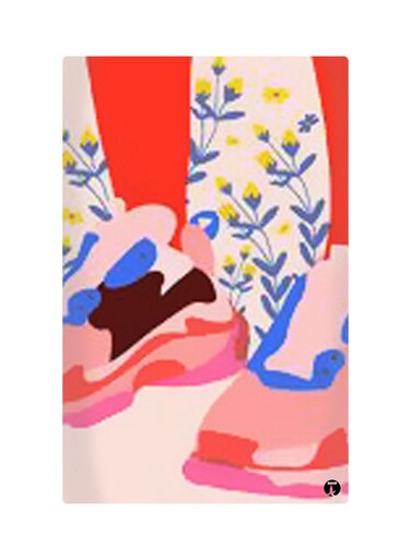 Printed Fridge Magnet Multicolour 8.5x0.4x5.5cm
