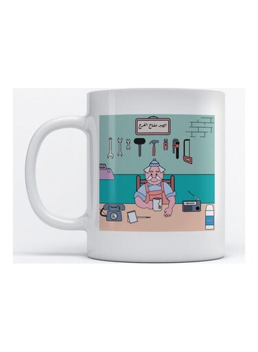Mug Carpenter for Coffee and Tea White