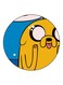 Adventure Time Cartoon Printed Fridge Magnet Yellow/Blue/Black 5.5cm