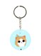 Cat Themed Dual Sided Keychain