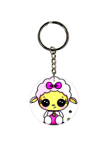 Cartoon Printed Keychain