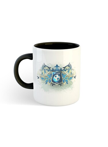 Sport Club H Printed Mug White/Black